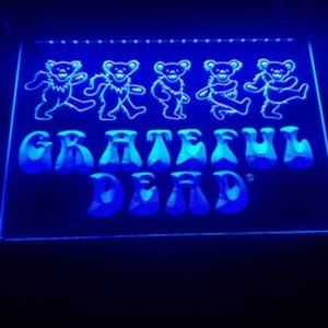 COPY - Grateful dead LED light sign 9x12 new mancave